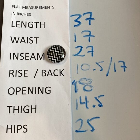 Anthropologie by Cartonnier Blue Wide Leg Pants Size 10 - Picture 13 of 14